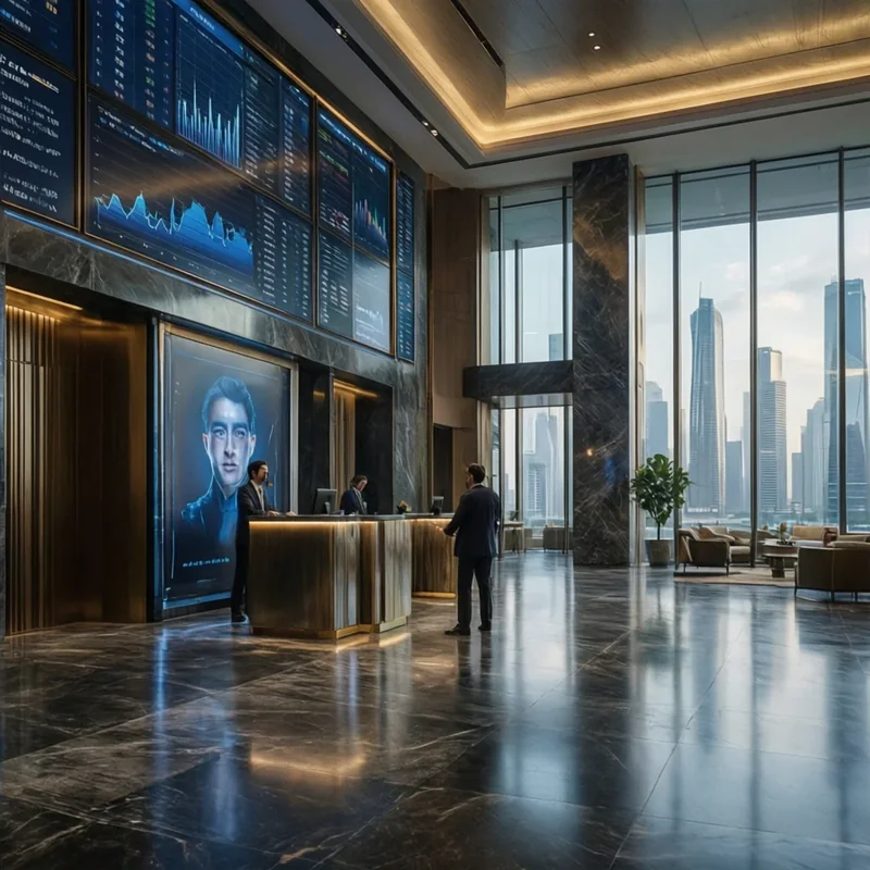 أنظمة الاستقبال الذكية لـالمالية والبنوك في المملكة العربية السعودية