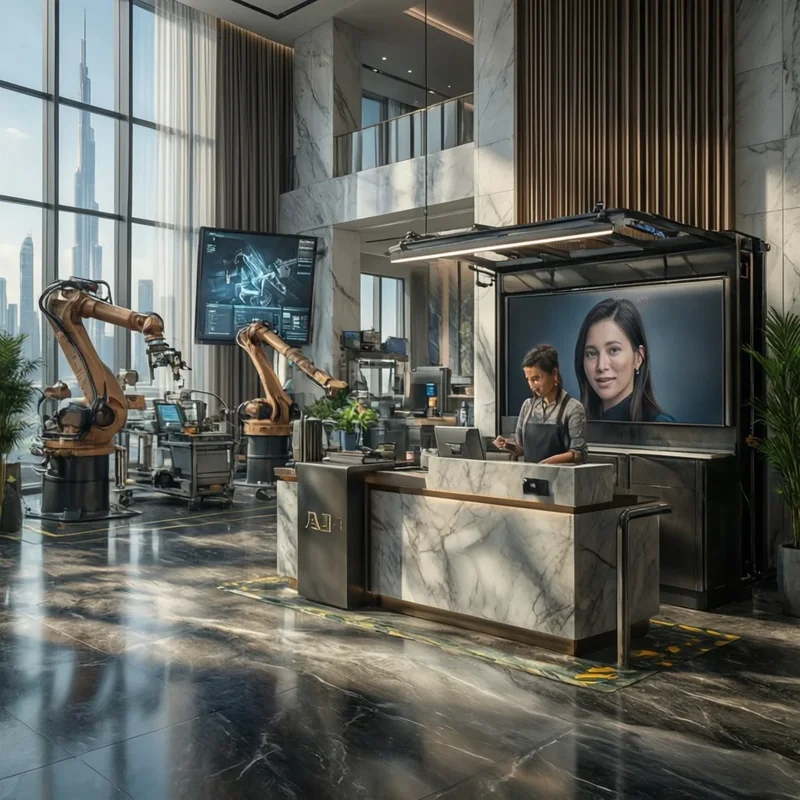 أنظمة الاستقبال الذكية لـالتصنيع في الإمارات العربية المتحدة